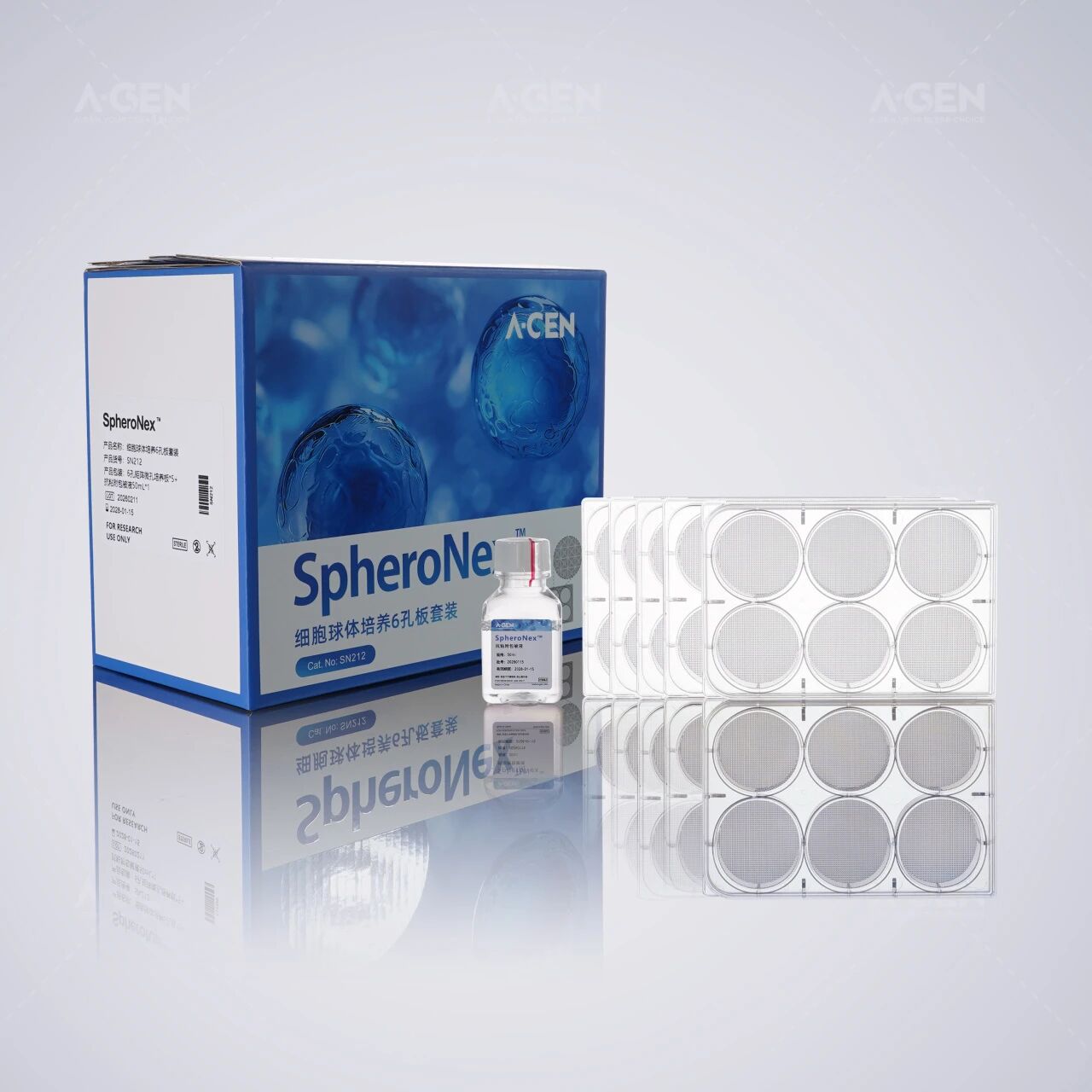 SpheroNex细胞球体培养6孔板_3D细胞培养耗材-爱津生物图片