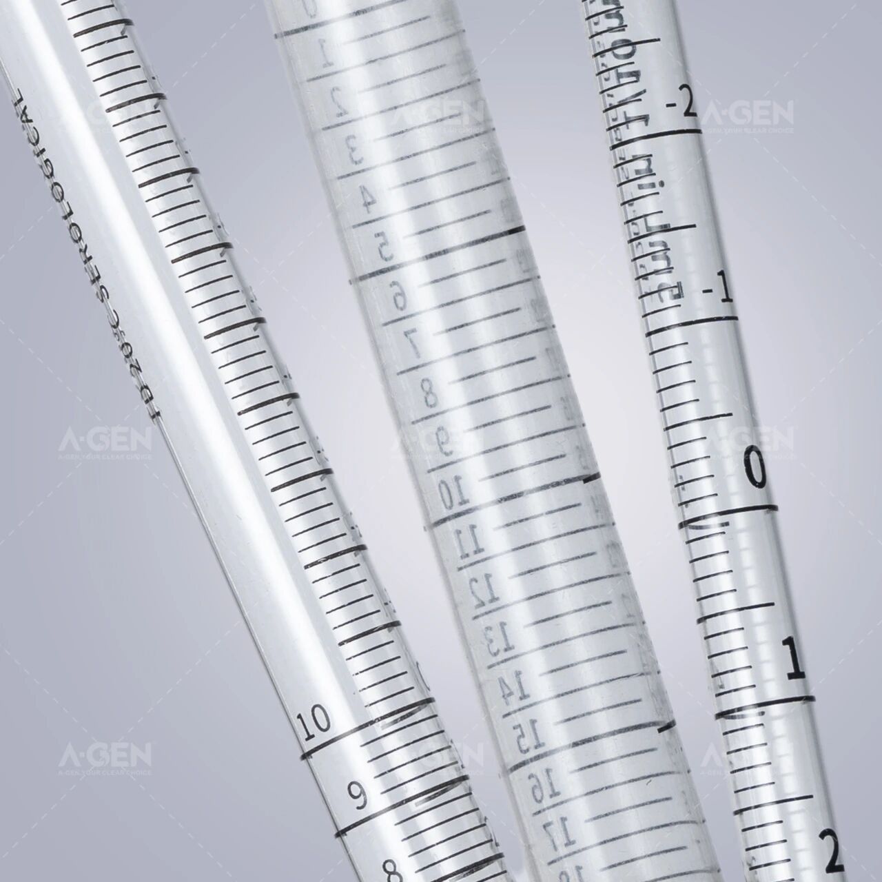 爱津生物血清移液管采用高品质透明聚苯乙烯(PS)制成
