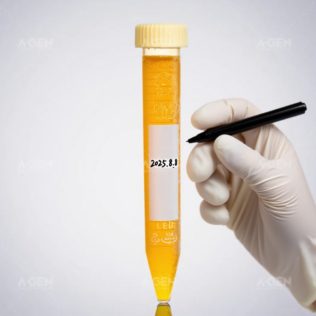 爱津生物离心管管体表面经过特殊处理，支持清晰书写标记 